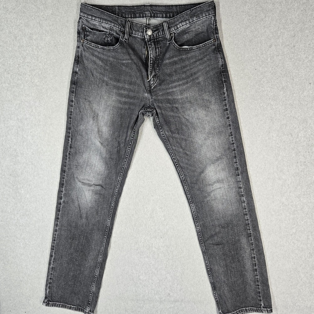 Levi's 559 Men Jeans 34X34 Gray Denim Relaxed Straight Grunge Stretch